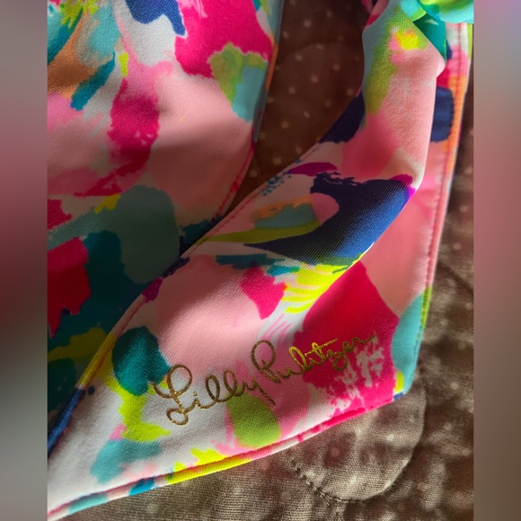 NWOT Limited Edition/hard to find! Lilly Pulitzer Pina Colada Club head-wrap - Picture 2 of 12